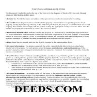 Washburn County Guidelines for Mineral Deed Page 1
