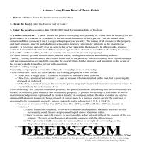 Yavapai County Deed of Trust Guidelines Page 1