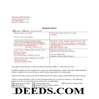 Coconino County Completed Example of the Deed of Trust Page 1
