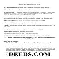 Greenlee County Deed of Release and Reconveyance Guidelines Page 1