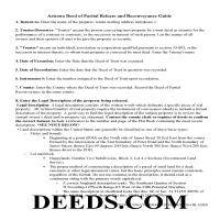 Navajo County Guidelines for Deed of Partial Release and Partial Reconveyance Page 1