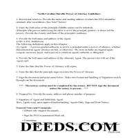 Alamance County Durable Power of Attorney Guide Page 1