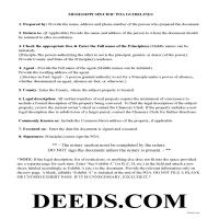 Grenada County Guidelines for the Specific Power of Attorney Page 1