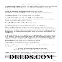 Scott County Specific Power of Attorney Guidelines Page 1
