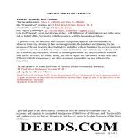 Madison County Completed Example of the Power of Attorney Page 1