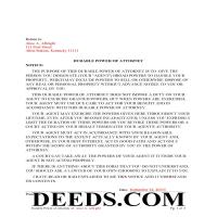 Russell County Completed Example of the Power of Attorney Page 1