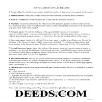 Lexington County Power of Attorney Guidelines Page 1