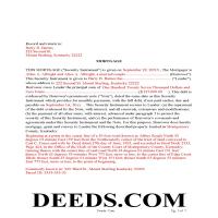 Pendleton County Completed Example of the Mortgage Form Page 1
