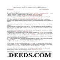 Calloway County Completed Example of the Promissory Note Page 1