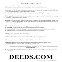 Leslie County Deed of Release Guidelines Page 1