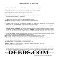 Menifee County Contract for Deed Guidelines Page 1