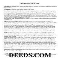 Clarke County Deed of Trust Guidelines Page 1