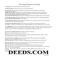 Greenbrier County Promissory Note Guidelines Page 1
