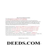 Mingo County Completed Example of the Release of Deed of Trust Page 1