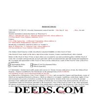 deed trust louis saint county deeds completed promissory missouri example form note