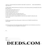 Reynolds County Annual Accounting Statement Form Page 1