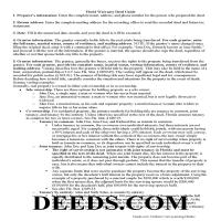 Walton County Warranty Deed Guide Page 1