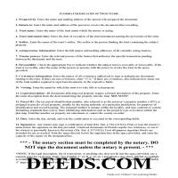 Charlotte County Certificate of Trust Guide Page 1