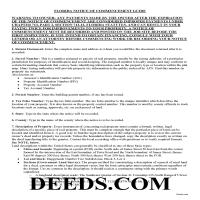 Notice of Commencement Guide Page 1