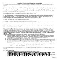 Escambia County Notice of Termination Guide Page 1