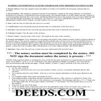 Charlotte County Unconditional Waiver and Release of Lien upon Progress Payment Guide Page 1