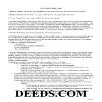 Archer County Grant Deed Guide Page 1