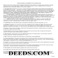 Winchester City Personal Representative Deed Guide Page 1