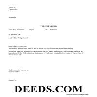 Kent County Trustee Deed Form Page 1