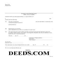 Kent County Contractor Certification of Payment Form Page 1