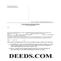 Houston County Notice of Contest of Lien Form Page 1