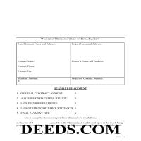 Carroll County Final Lien Waiver Form Page 1