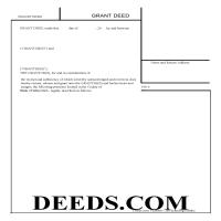 Grant County Grant Deed Form Page 1