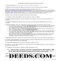 Vilas County Construction Lien Waiver Guide Page 1