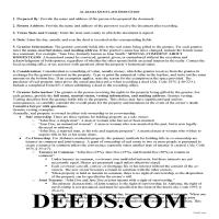 Coffee County Quit Claim Deed Guide Page 1