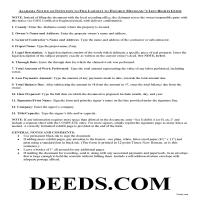 Lee County Notice of Intention Guide Page 1
