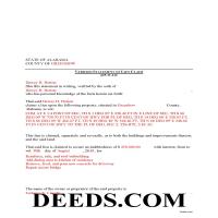 Completed Example of the Verified Statement of Lien Document Page 1
