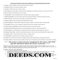 Lee County Conditional Lien Waiver on Progress Payment Guide Page 1