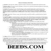 Sharp County Beneficiary Deed Guide Page 1