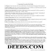 Fairfield County Correction Deed Guide Page 1