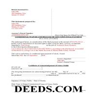 Polk County Completed Example of the Unconditional Waiver and Release of Lien upon Final Payment Form Page 1