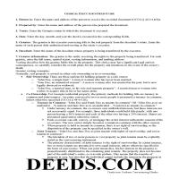 Coffee County Executor Deed Guide Page 1