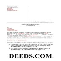 Worth County Completed Example of the Notice of Contest of Lien Document Page 1