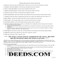 Baldwin County Release of Claim of Lien Guide Page 1