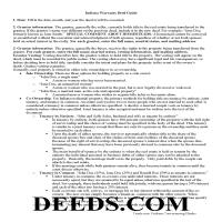 Tippecanoe County Warranty Deed Guide Page 1