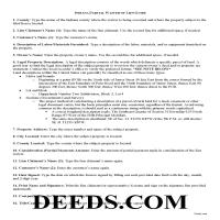 Delaware County Partial Lien Waiver Guide Page 1