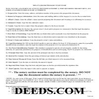 Union County Claim of Mechanics Lien Guide Page 1