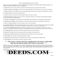 Adair County Claim of Mechanics Lien Guide Page 1