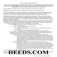 Sherman County Transfer on Death Deed Guide Page 1
