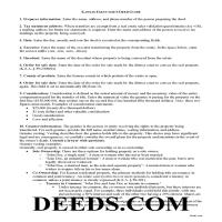 Wallace County Executor Deed Guide Page 1