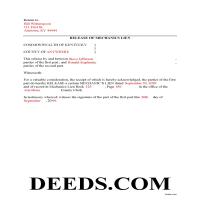 Grant County Completed Example of the Discharge of Lien by Bond Document Page 1